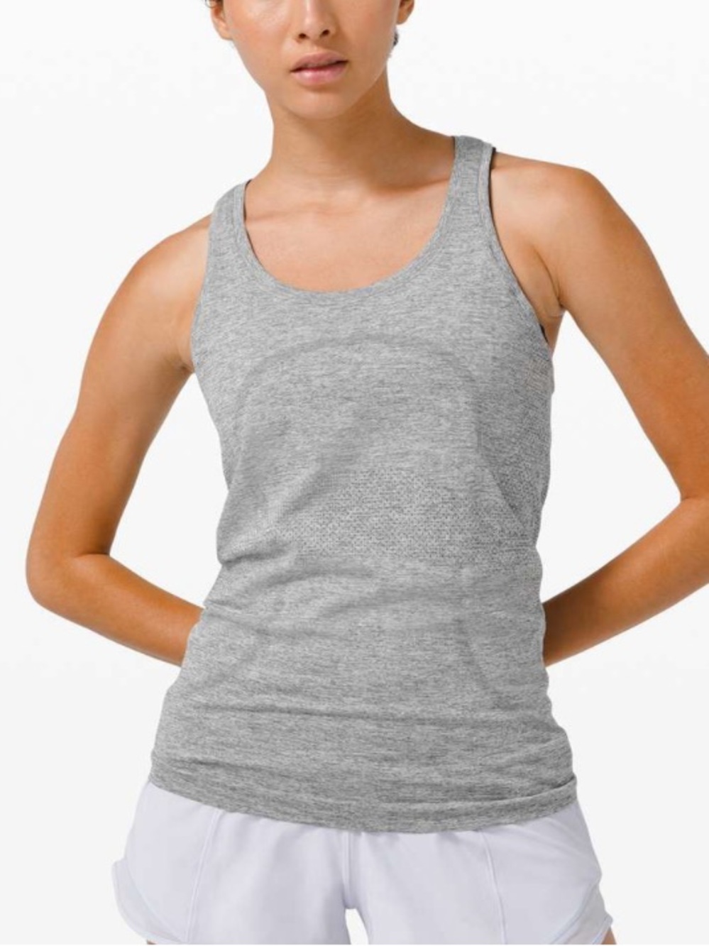 Lululemon Swiftly Tech Racerback 2.0 Slate / White size 4